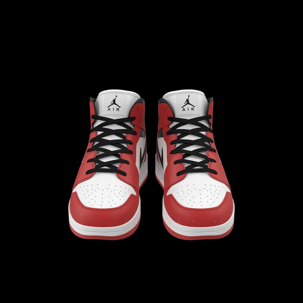 Nike Air Jordan 1 Rojo Y Negro
